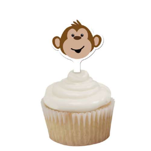 Monkeyin Around Cupcake Toppers - Click Image to Close